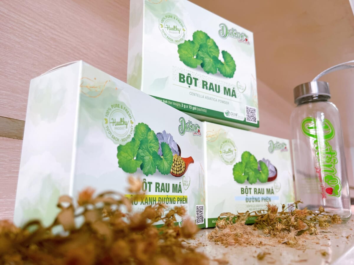 Bột rau má hộp 3g x 15 gói