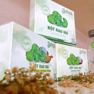 Bột rau má hộp 3g x 15 gói